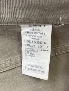 ARMANI JEANS PANTALONI CHINO MINIMAL BEIGE UOMO PRE OWNED M