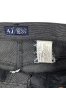 ARMANI JEANS PANTALONI COMFORT FIT CON LOGO METALLICO GRIGIO DA UOMO S