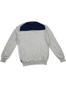 ARMANI JEANS Maglia casual in maglia con logo grigio/blu da uomo L