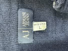 1990s ARMANI JEANS ΠΛΕΚΤΗ ΜΠΛΟΥΖΑ MINIMAL ΜΠΛΕ ΑΝΤΡΙΚΟ PRE OWNED L