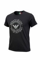 ARMANI JEANS T SHIRT GRAFICA NERA UOMO PRE OWNED M
