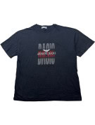 ARMANI JEANS GRAPHIC T SHIRT NAVY MENS PRE OWNED M
