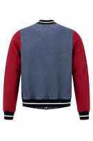 ARMANI JEANS VARSITY JACKET VINTAGE ΜΠΛΕ ΚΟΚΚΙΝΟ ΑΝΤΡΙΚΟ PRE OWNED M