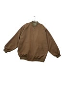 ARMANI JEANS Giubbotto Bomber Vintage con Logo Ricamato Marrone da Uomo XXL