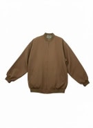 ARMANI JEANS Giubbotto Bomber Vintage con Logo Ricamato Marrone da Uomo XXL