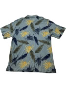 Polo Arrow con motivo floreale Azzurro UNISEX XL
