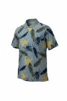 Polo Arrow con motivo floreale Azzurro UNISEX XL