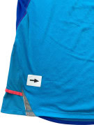 ASICS TOP SMANICATO SPORTSWEAR BLU TURCHESE DONNA PRE OWNED