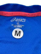 ASICS TOP SMANICATO SPORTSWEAR BLU TURCHESE DONNA PRE OWNED