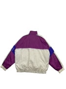 ASICS Tuta vintage set con logo viola/bianco unisex L