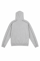 ASICS HOODIE MINIMAL GREY MENS PRE OWNED L