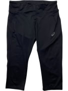 Asics Leggings sportivi 3/4 con logo neri da uomo S