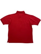 ASICS polo vintage con logo ricamato rosso da uomo L