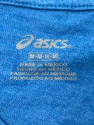 ASICS V NECK T SHIRT SPORTSWEAR GRAPHIC ΜΠΛΕ ΓΥΝΑΙΚΕΙΟ PRE OWNED