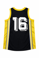 ATHLETIC LEAF ΜΠΛΟΥΖΑ ΜΠΑΣΚΕΤ STREETWEAR ΜΑΥΡΟ ΚΙΤΡΙΝΟ ΑΝΤΡΙΚΟ PRE OWNED L