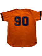 ATLETIC BOLOGNA VINTAGE BASEBALL JERSEY "90" ORANGE MEN'S LARGE