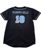 AUGUSTA SPORTSWEAR BASEBALL JERSEY MINIMAL ΜΑΥΡΟ UNISEX PRE OWNED L