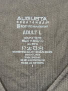 AUGUSTA SPORTSWEAR BASEBALL JERSEY MINIMAL ΜΑΥΡΟ UNISEX PRE OWNED L