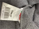 AUSTRALIAN HOODIE M - Heather Grey - Animal Print Sleeves - Pink Detail