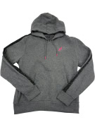 AUSTRALIAN HOODIE M - Heather Grey - Animal Print Sleeves - Pink Detail
