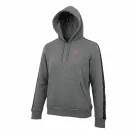 AUSTRALIAN HOODIE M - Heather Grey - Animal Print Sleeves - Pink Detail