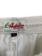 Australian L’Alpina Pantaloncini sportivi bianchi UNISEX M