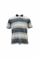 AUSTRALIAN POLO SHIRT RIGATA NAVY UOMO PRE OWNED L