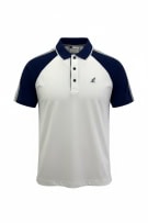 AUSTRALIAN POLO T-SHIRT LOGO VINTAGE BIANCO/BLU UOMO XL
