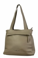AVORIO BORSA A SPALLA BEIGE TAUPE DA DONNA