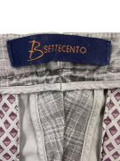 B SETTECENTO Παντελόνι Καρό Vintage Γκρι Ανδρικό S