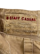 B-Staff Casual Vintage Cargo Παντελόνι Μπεζ Ανδρικό