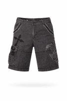 BAGGY CARGO SHORTS ΓΚΡΙ ΑΝΤΡΙΚΟ PRE OWNED L