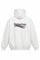 BALENCIAGA HOODIE MINIMAL OFF WHITE UNISEX PRE OWNED L