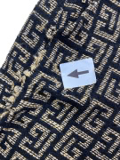 BALMAIN PARIS ΤΑΓΙΕΡ ΣΕΤ ΣΑΚΑΚΙ & ΦΟΥΣΤΑ MONOGRAM JACQUARD ΜΑΥΡΟ/ΧΡΥΣΟ ΓΥΝΑΙΚΕΙΟ M-L