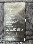 BALMAIN X HΜ CARGO PANTS UTILITY ΜΑΥΡΟ ΓΥΝΑΙΚΕΙΟ PRE OWNED S