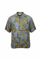 BAMBOO CAY CAMICIA RETRO MULTICOLORE UOMO PRE OWNED L