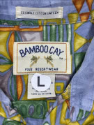BAMBOO CAY CAMICIA RETRO MULTICOLORE UOMO PRE OWNED L