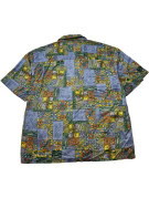 BAMBOO CAY CAMICIA RETRO MULTICOLORE UOMO PRE OWNED L