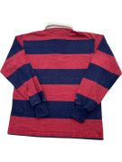 BARBARIAN MAGLIA RUGBY RETRO ROSSA BLU NAVY UOMO PRE OWNED S