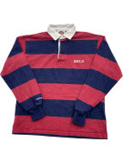 BARBARIAN MAGLIA RUGBY RETRO ROSSA BLU NAVY UOMO PRE OWNED S