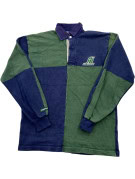 BARBARIAN MAGLIA RUGBY VINTAGE NAVY VERDE UOMO PRE OWNED M