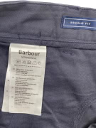 BARBOUR CHINO PANTS REGULAR FIT LOGO BLUE MENS L