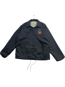 BASIC TORINO Coach Jacket con logo nera da uomo M