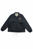 BASIC TORINO Coach Jacket con logo nera da uomo M