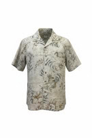 BATIK BAY CAMICIA TROPICAL CREAM UOMO PRE OWNED S