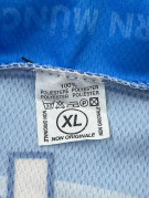 BAYERN MUNICH FOOTBALL JERSEY RETRO SPORTSWEAR BLUE MENS PRE OWNED XL