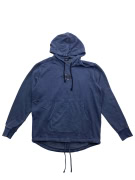 Bear Felpa con cappuccio vintage con logo blu da uomo M