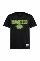 BEER GEAR T SHIRT FOOTBALL GRAPHIC NERO UOMO PRE OWNED L