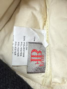 Belfe Nylon & Knit Σκουφάκι Vintage Logo Μπορντό Μαύρο Unisex One Size
