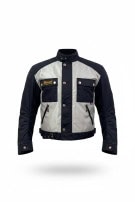 BELSTAFF MOTORCYCLE JACKET RACING NAVY MEN PRE OWNED L